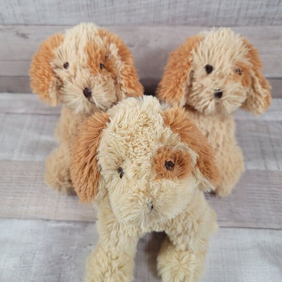 Spaniel Golden Dog Plush Doodle Triplets Puppy Friend for Life Stuffed Animal6 - Picture 6 of 9